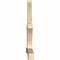 Ekena Millwork Davenport Rough Sawn Timber Gable Bracket, Douglas Fir, 96"W x 48"H x 4"D x 4"F, 12/12 Pitch GBW096X48X0404DAV00RDF - alternate 2
